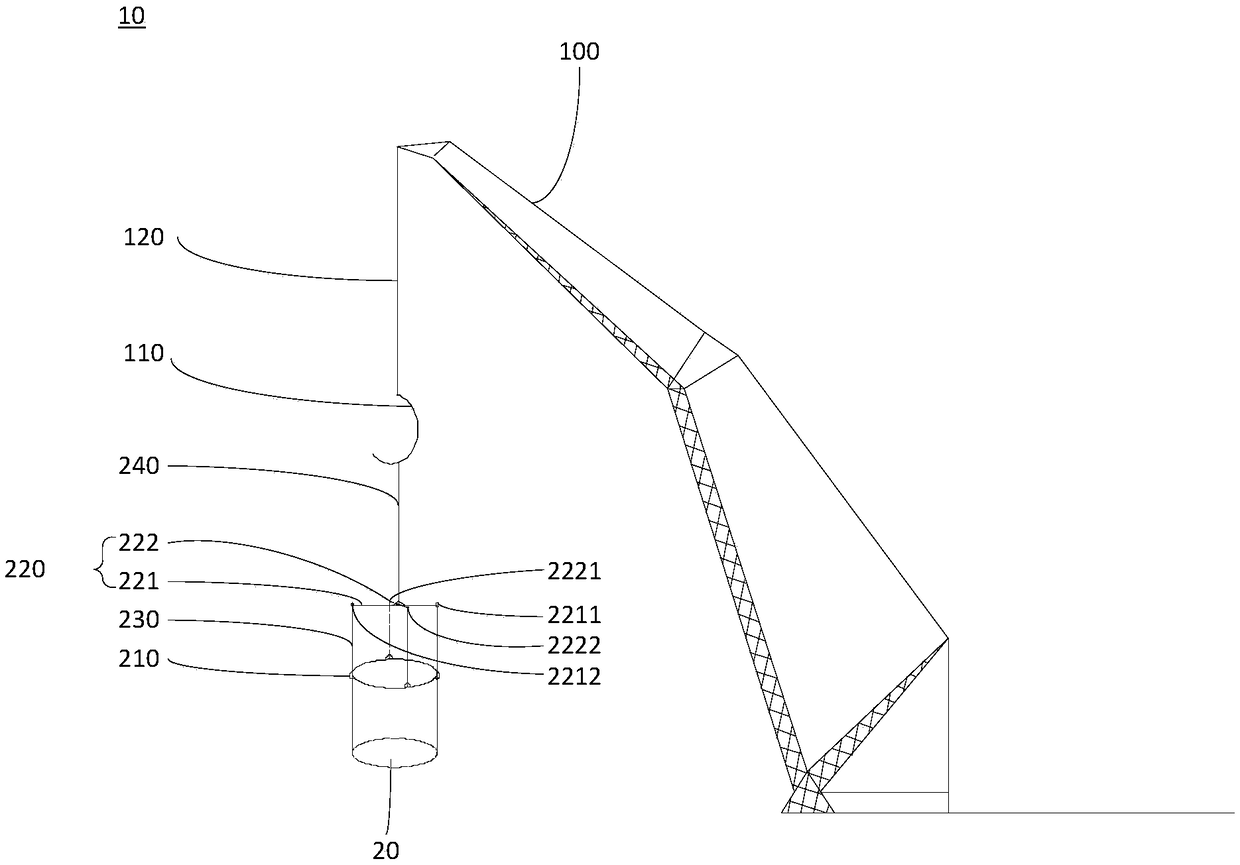 Lifting device for thin-wall tower equipment