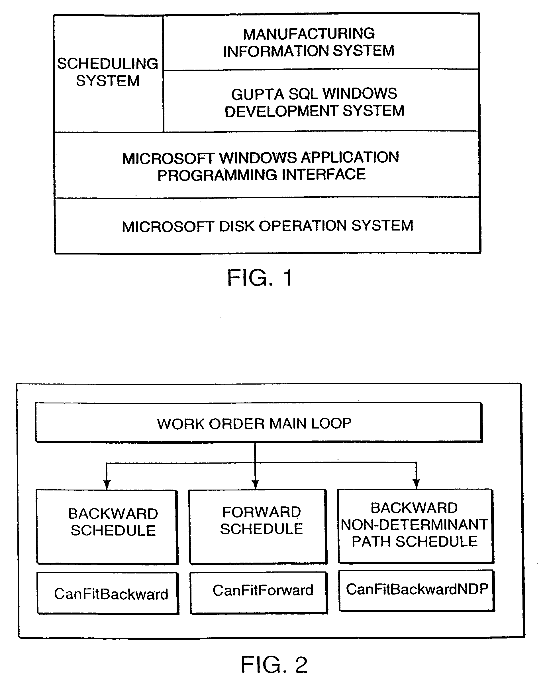 Method and apparatus for scheduling work orders in a manufacturing process