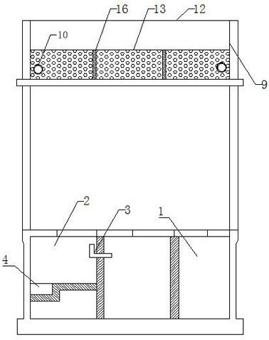 A rural single-household domestic sewage treatment system and process