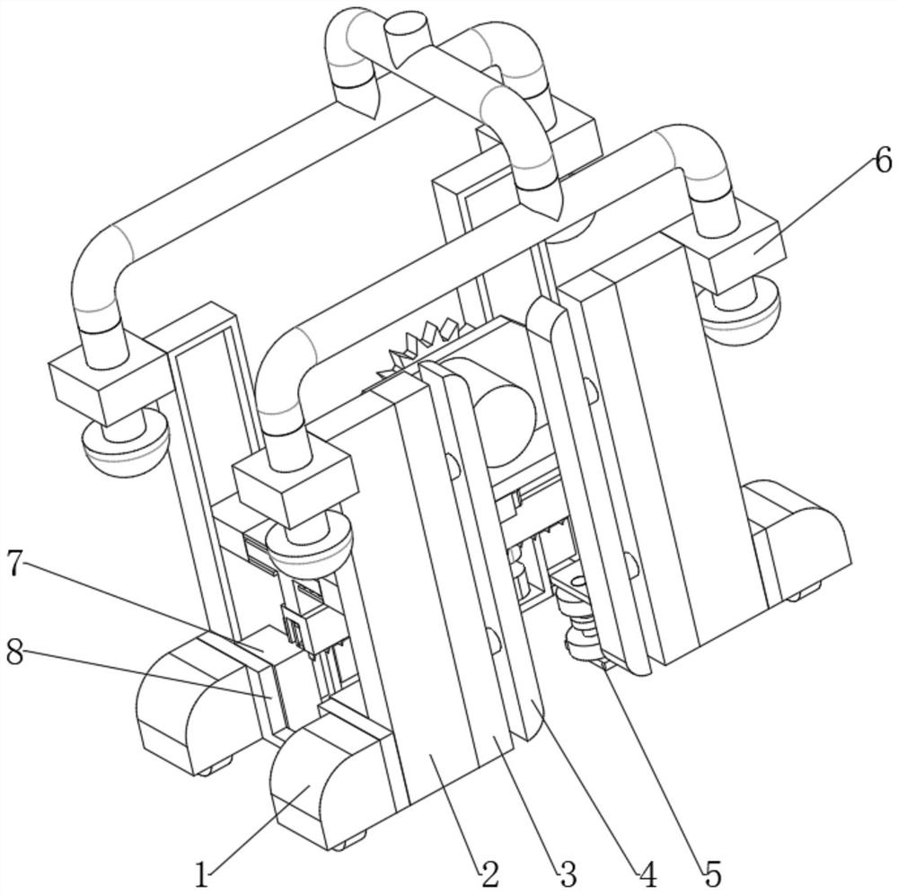 Equipment for equidistantly cutting aerated concrete blocks