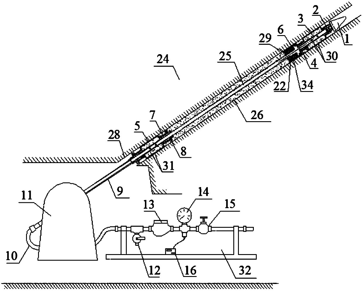 Method for observing fracture permeability of variable-pressure adjustable rock mass