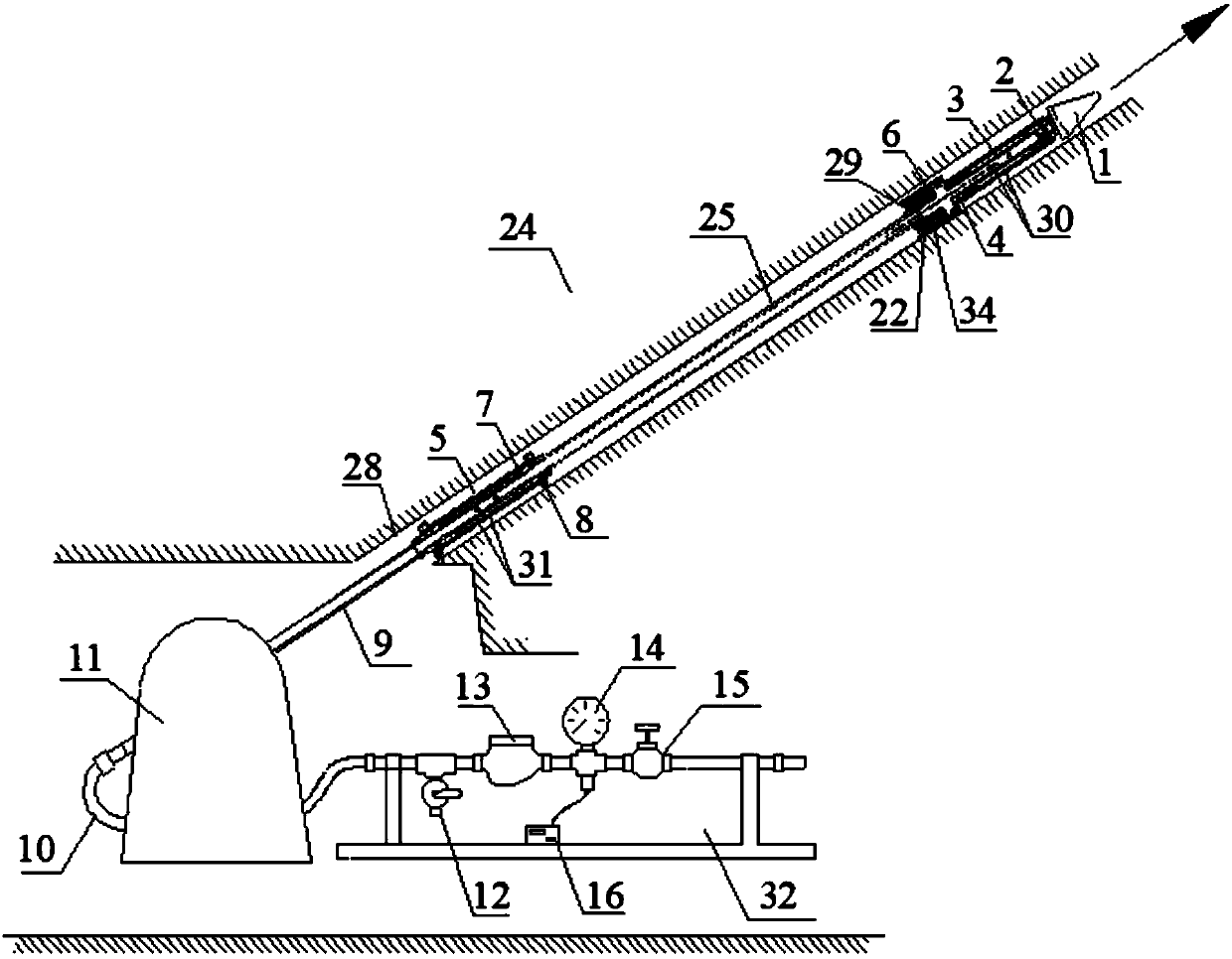 Method for observing fracture permeability of variable-pressure adjustable rock mass