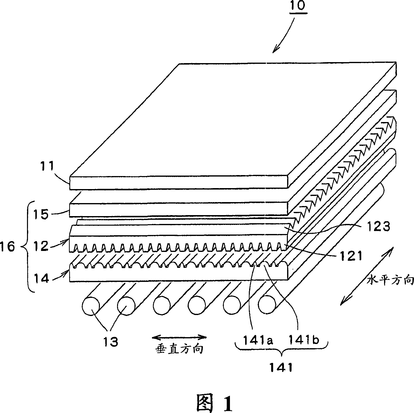 Diffusion sheet, surface light source device and transmission display unit