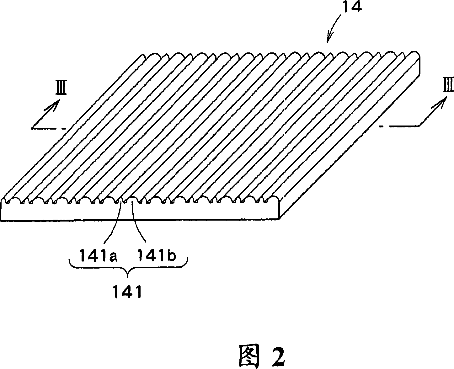 Diffusion sheet, surface light source device and transmission display unit