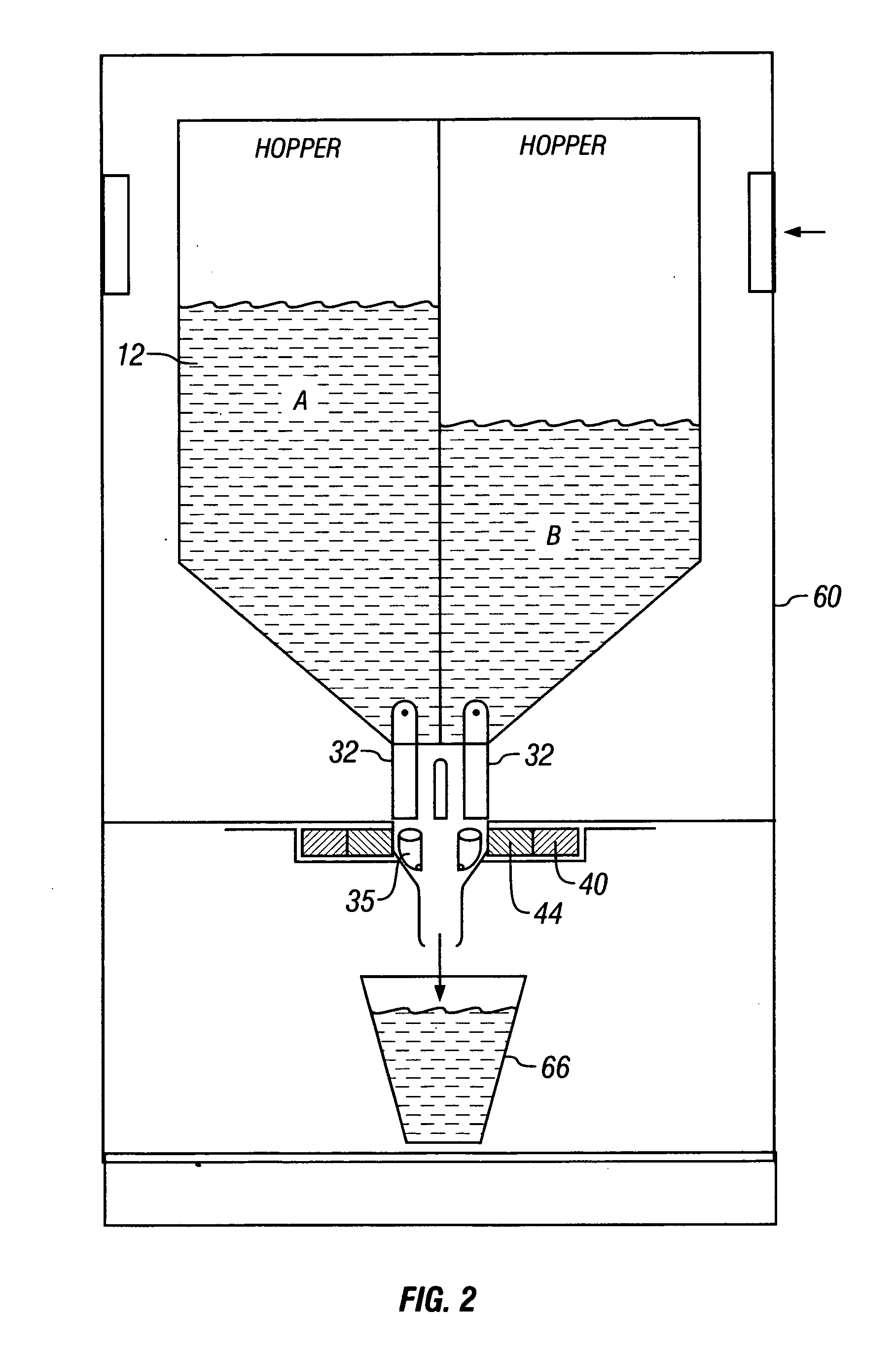 Method and apparatus for mixing beverage ingredient powder in a drink dispenser