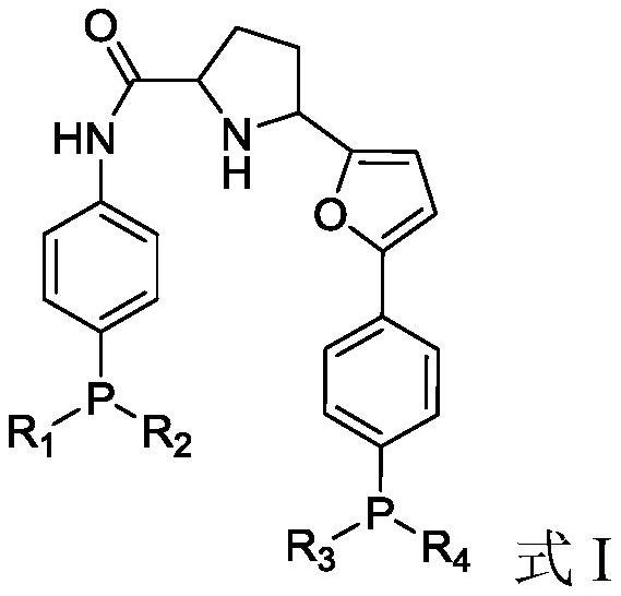 Bidentate phosphine ligand, hydroformylation catalyst and method for preparing linear dihydric alcohol from unsaturated fatty acid