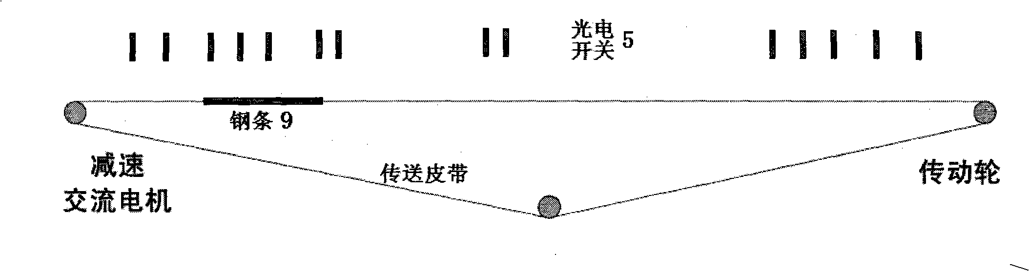 Steel plate cooling control analog system and method