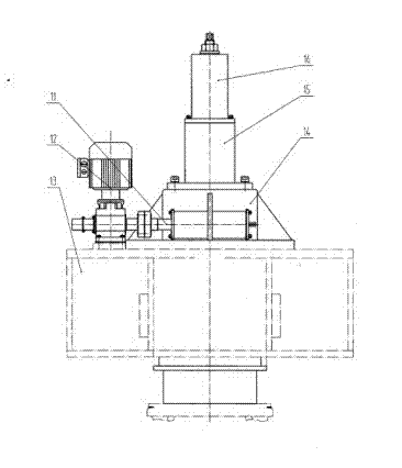 Rotating hub type under-pressure balancing device of straightener