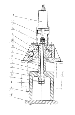 Rotating hub type under-pressure balancing device of straightener