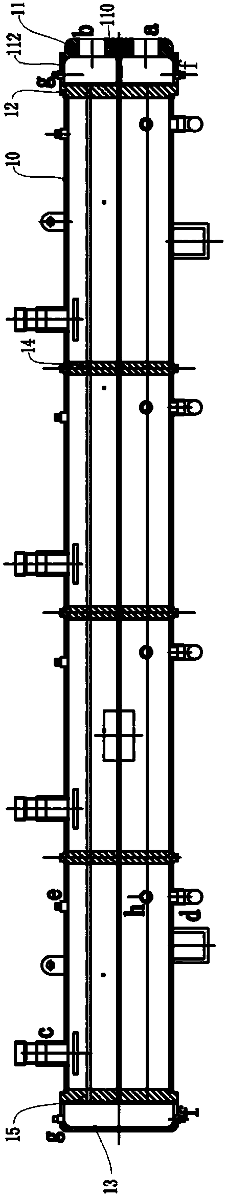 Refrigeration evaporator with each shell and inner evaporation copper pipes using single spacing board in common