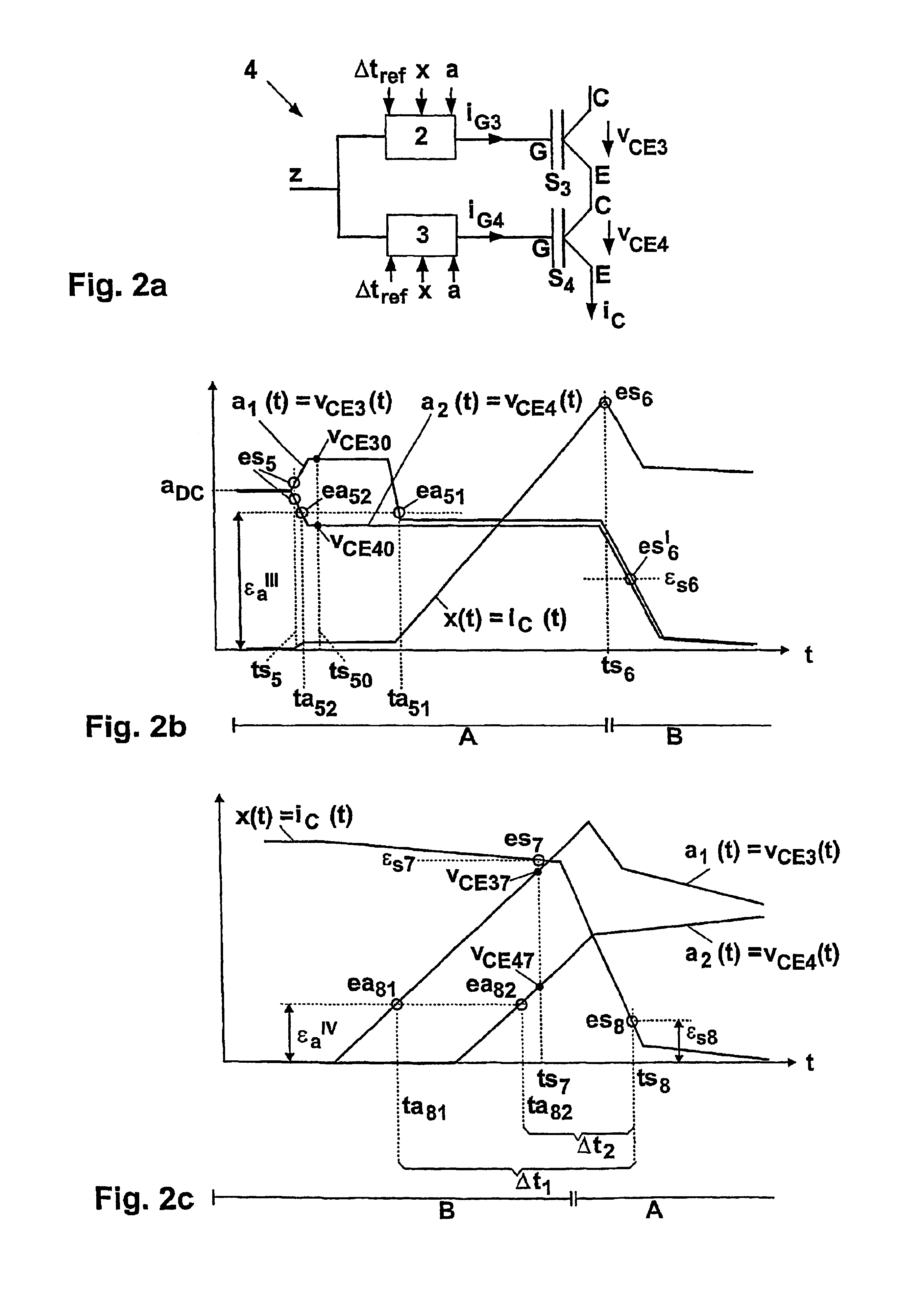 Method for the dynamically balancing series- and parallel-wired power semiconductor circuits