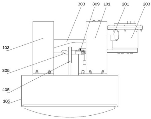 An underwater dumping mechanism