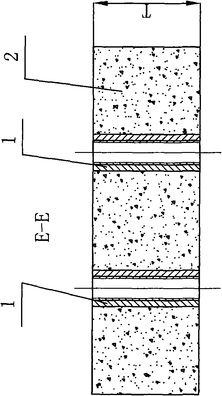 Method for fast paving urban road surfaces and special reinforced concrete block