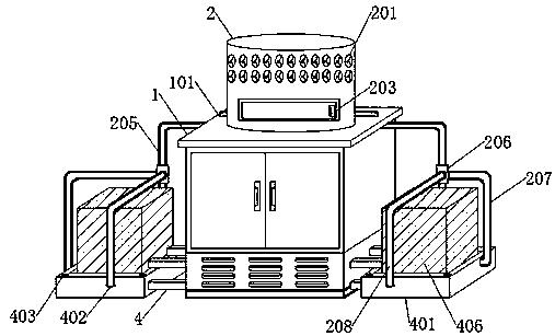 Anti-falling cable branch box