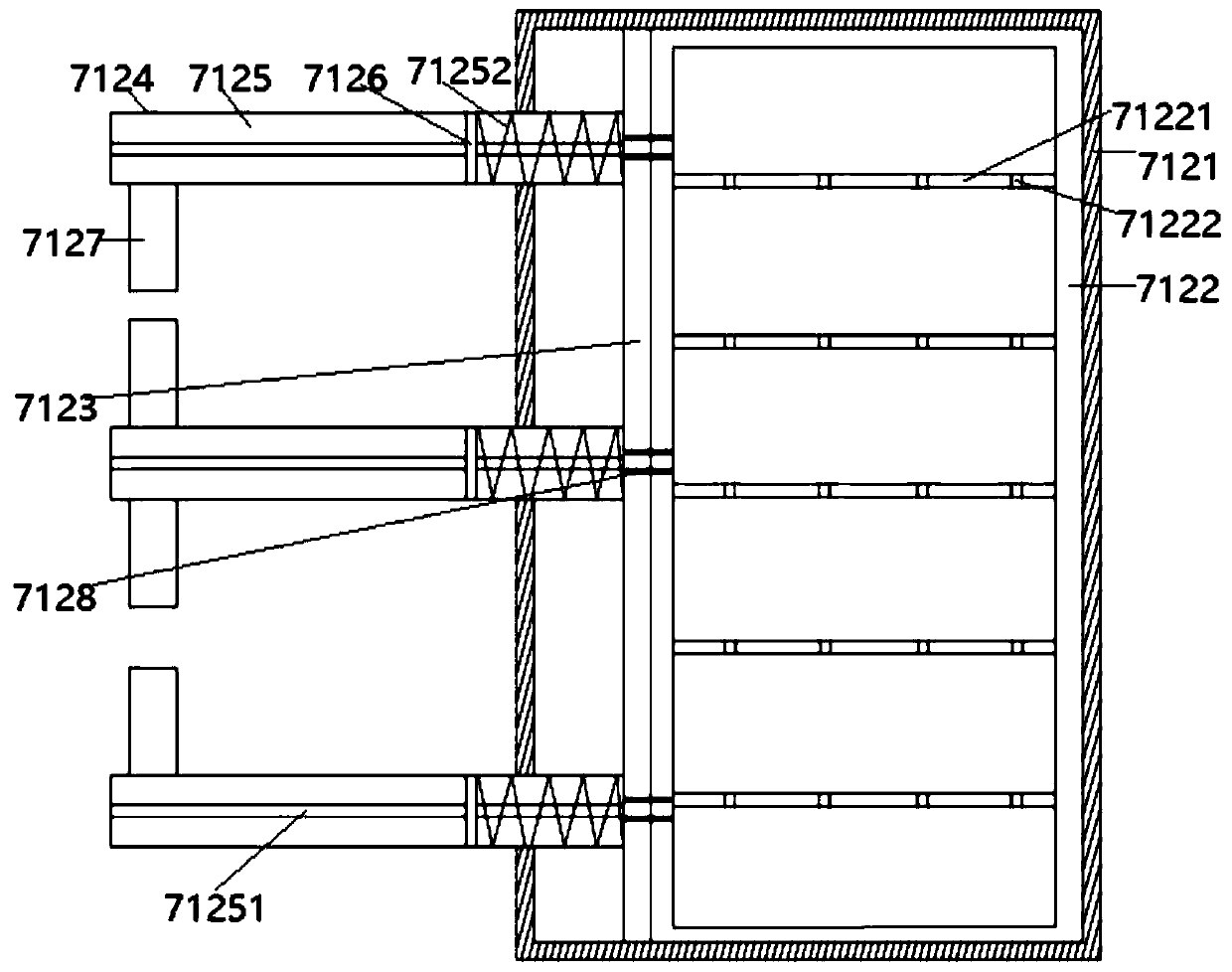 Kelp airing device