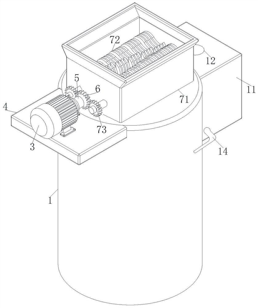 Optical glass smelting furnace