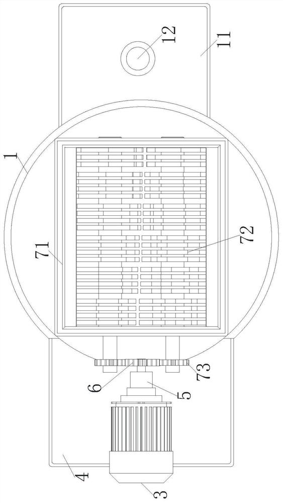 Optical glass smelting furnace