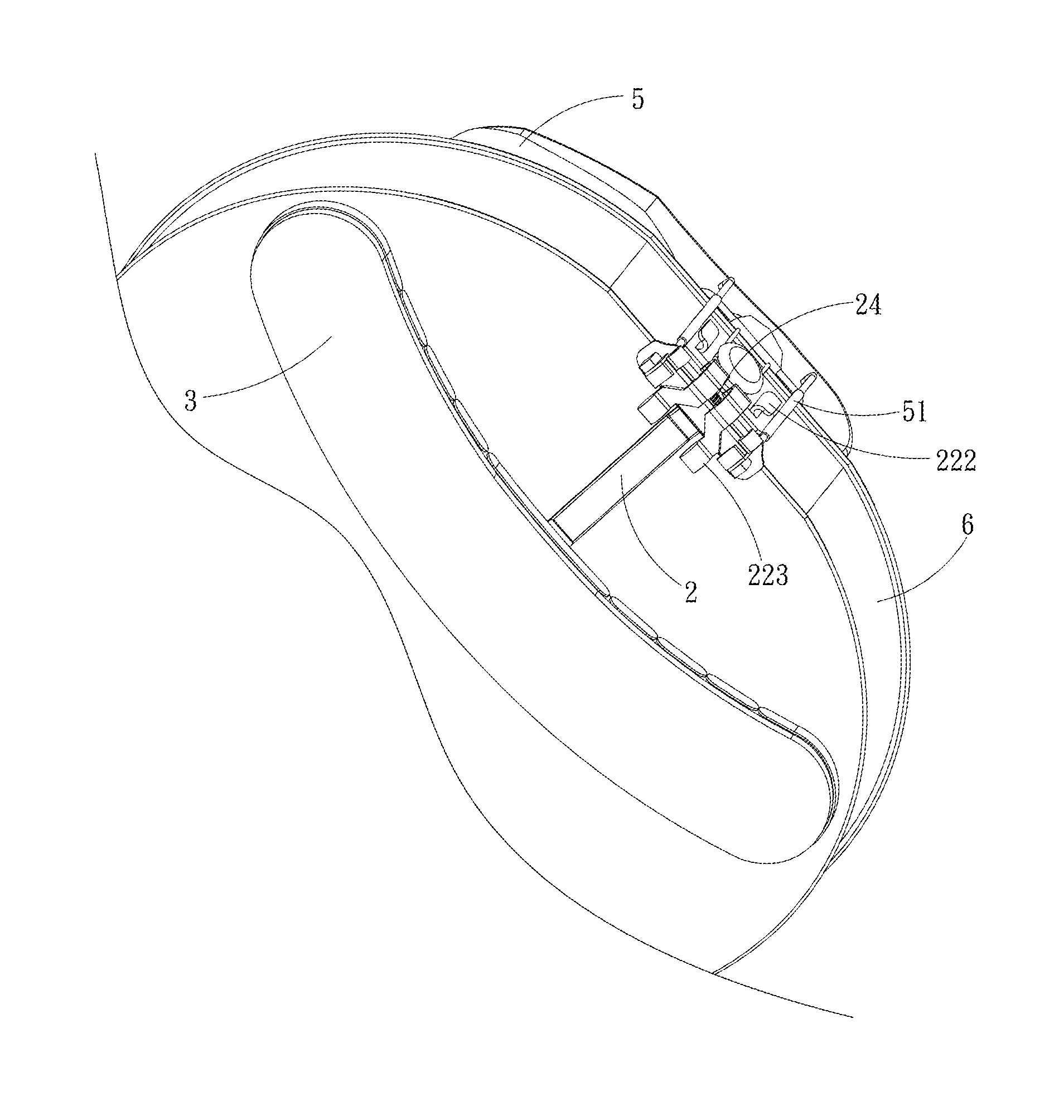 Clamping device for holding shoulder rest to violin and viola