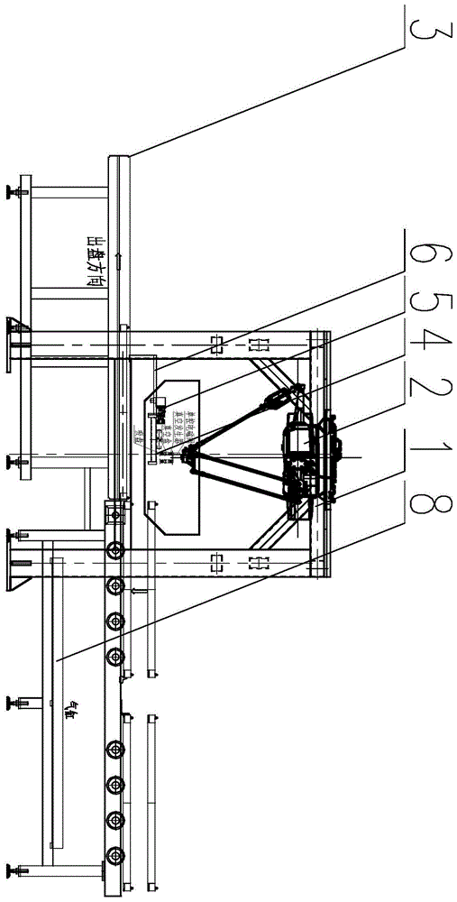 Automatic tray loading system and tray loading method for large infusion robot