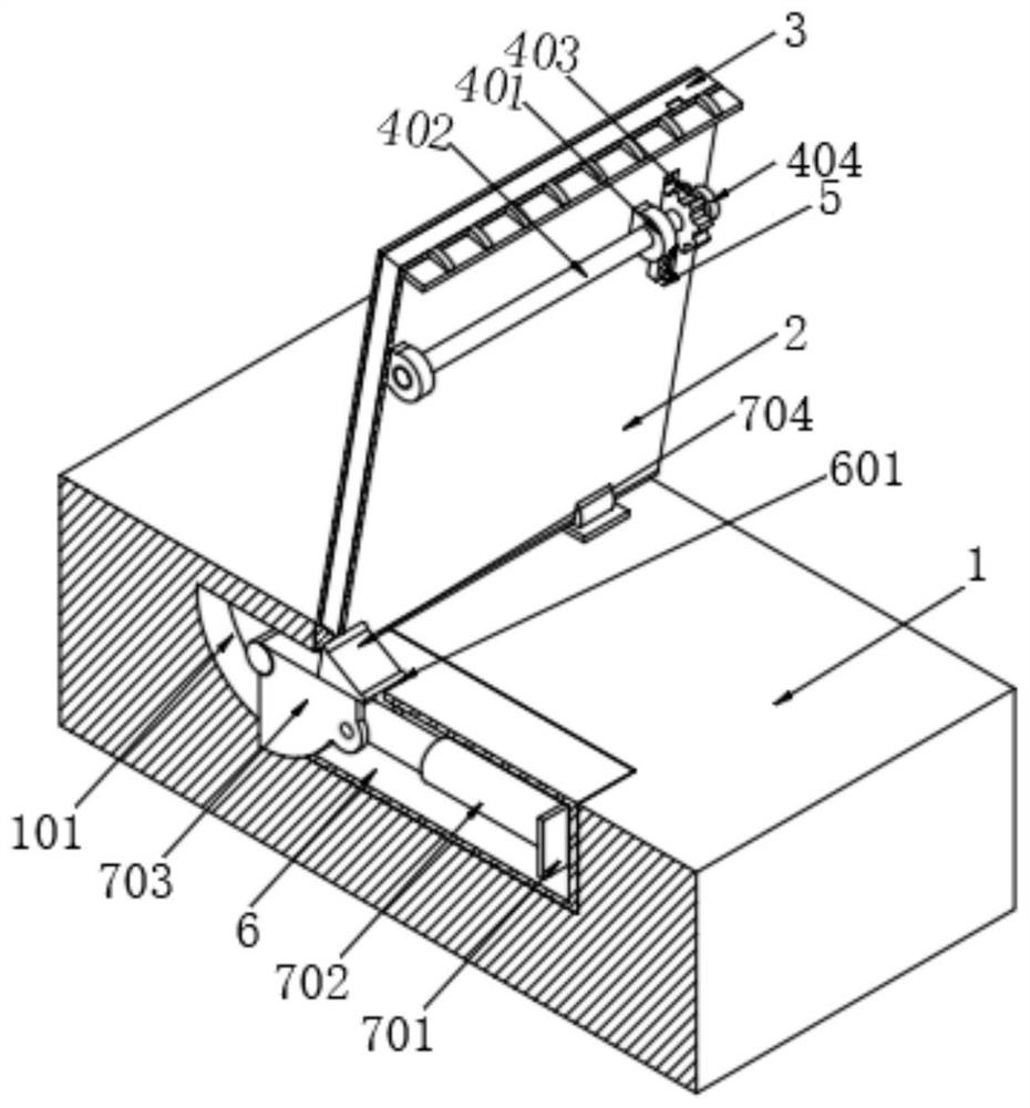 Dam face system based on hydraulic dam