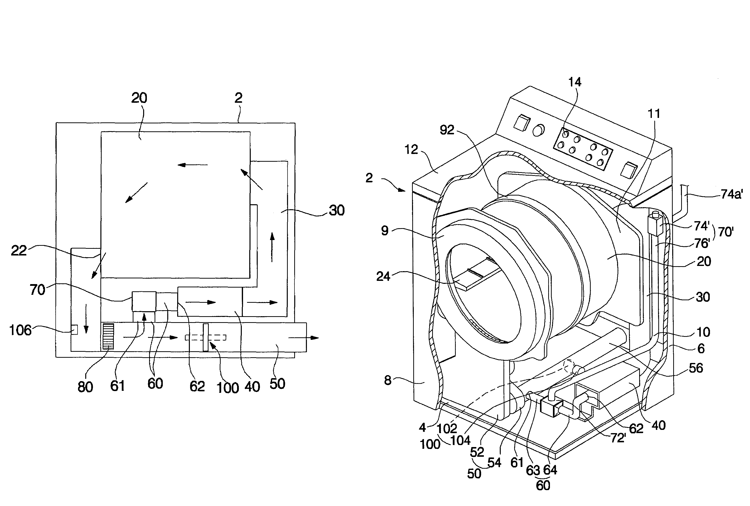 Drying machine and drying machine with washing function and method of controlling the same