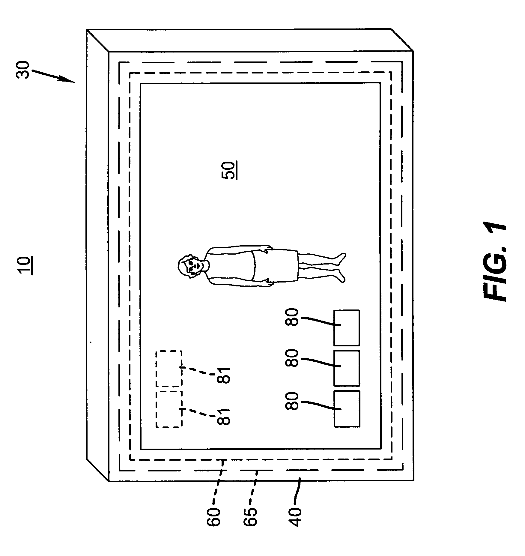 Digital picture frame having near-touch and true-touch