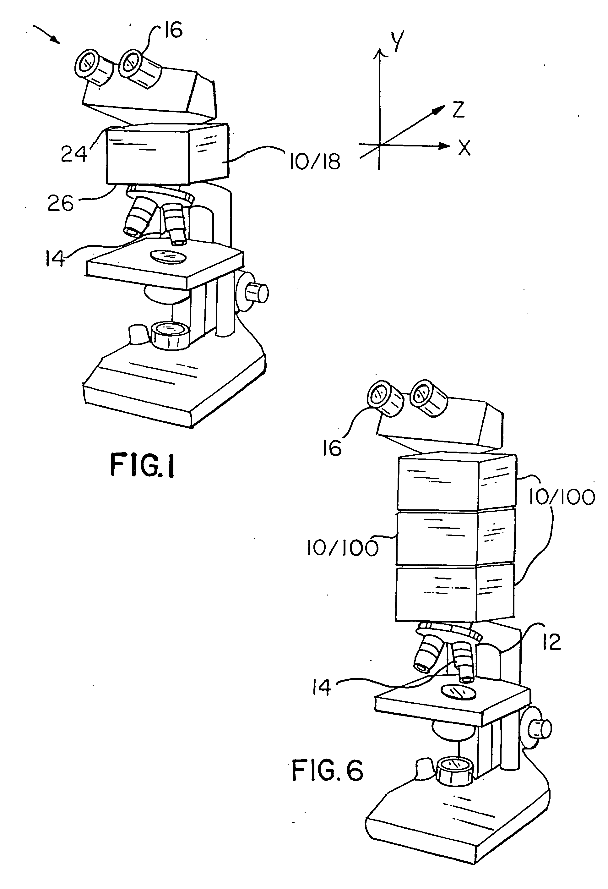 Optical module for increasing magnification of microscope