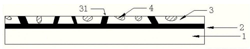 Ceramic tile powder distribution method