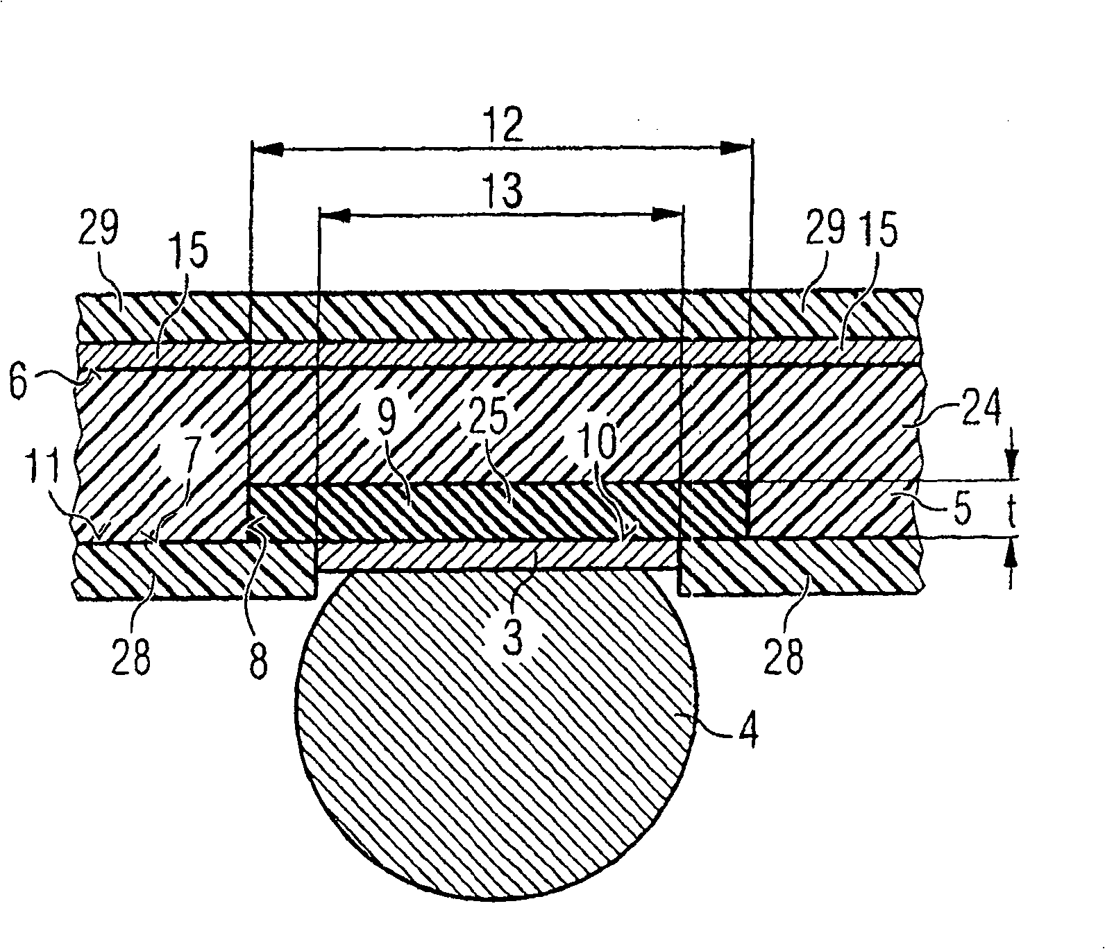 Wiring substrate of a semiconductor component comprising external contact pads for external contacts and method for producing the same