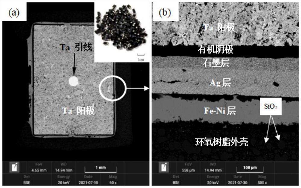 Method for recovering tantalum, nickel and silver from waste tantalum capacitor