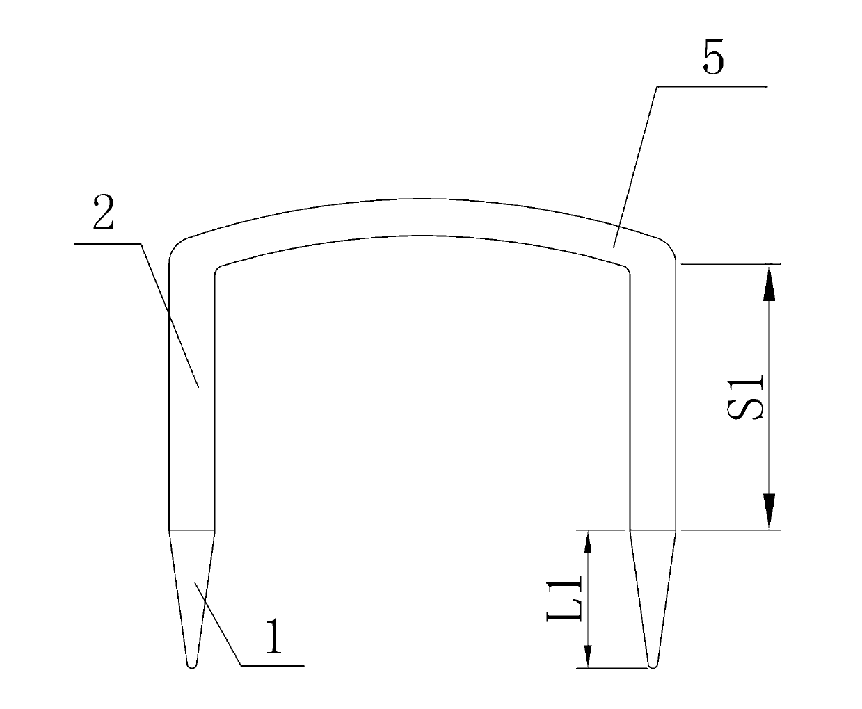 Nail-shaped compound micro-fertilizer and preparation method and application thereof