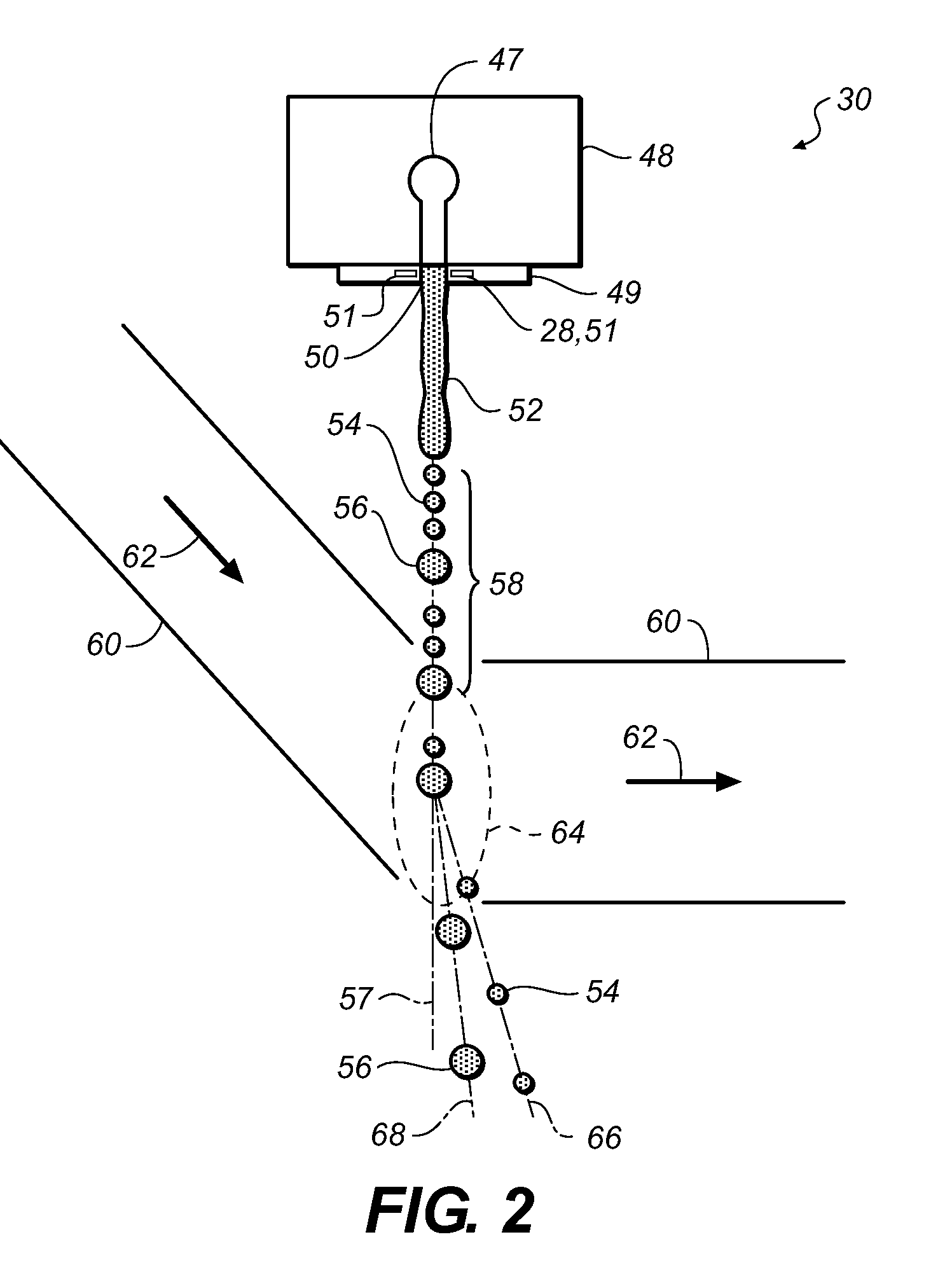 Multiple resolution continuous ink jet system