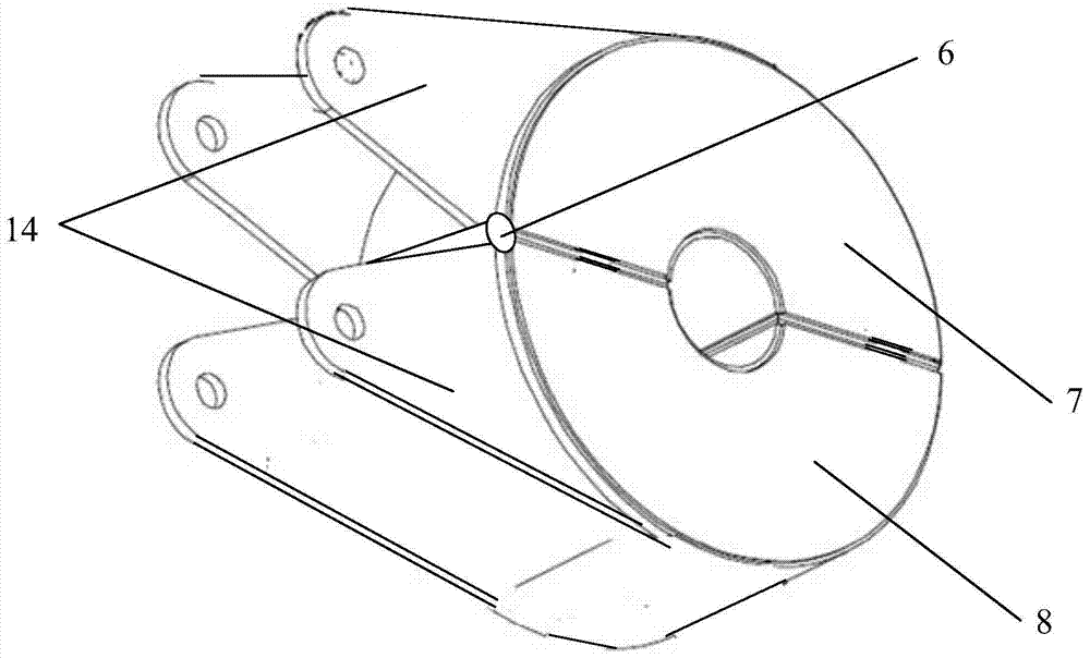 A two-petal submerged nozzle electromagnetic swirling device and its supporting device