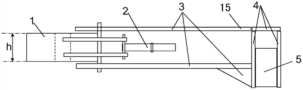 A two-petal submerged nozzle electromagnetic swirling device and its supporting device