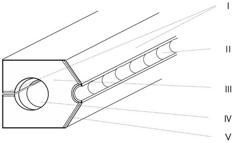 A butterfly optical cable, a sheath strip for forming it, a forming method and a forming device