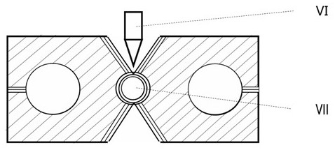 A butterfly optical cable, a sheath strip for forming it, a forming method and a forming device