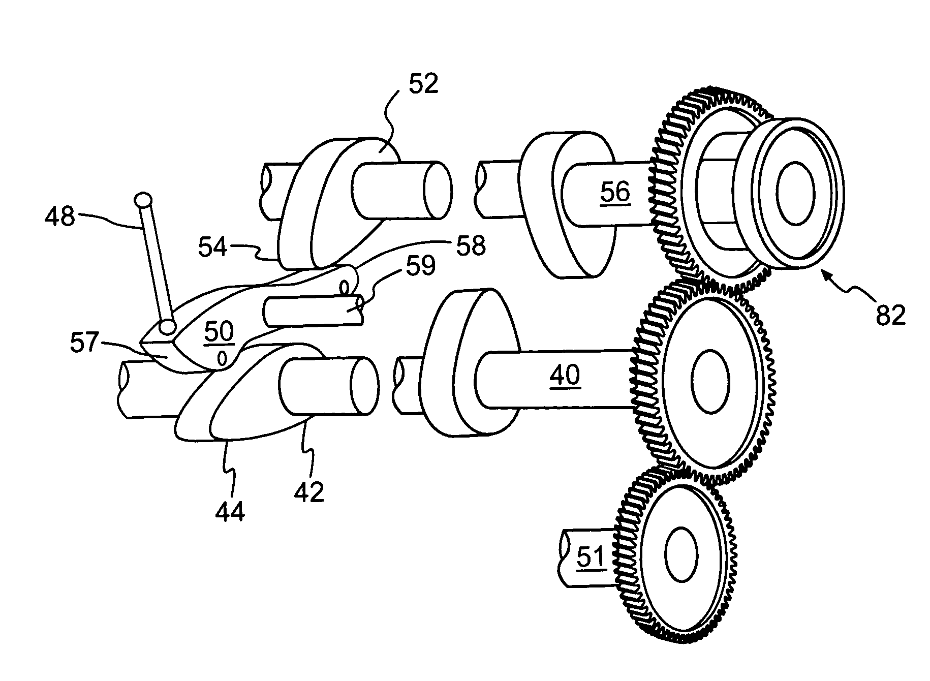 Engine valve actuation system