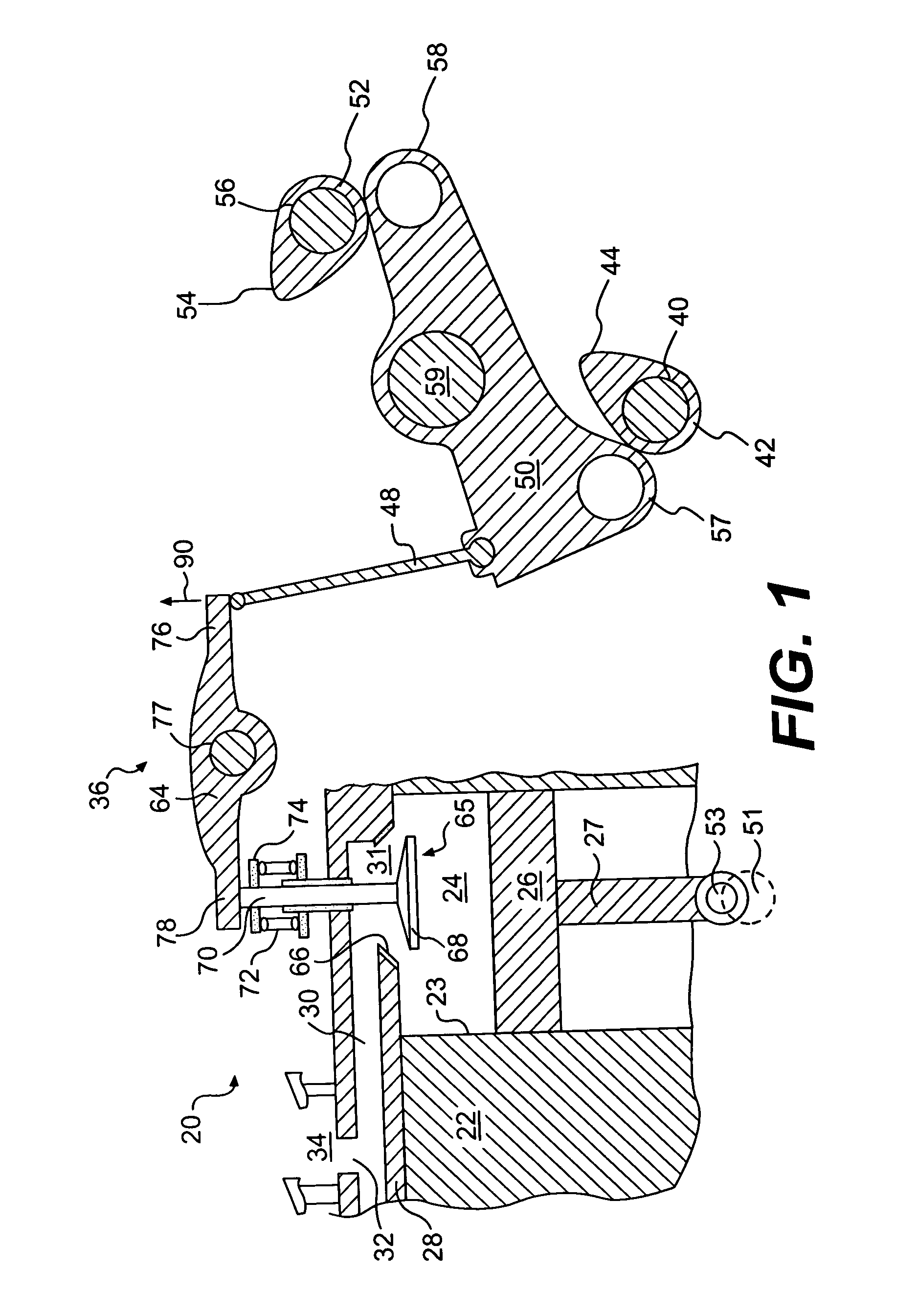 Engine valve actuation system