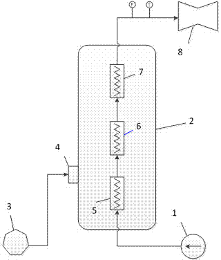 Method for improving main steam temperature of super-critical once-through boiler