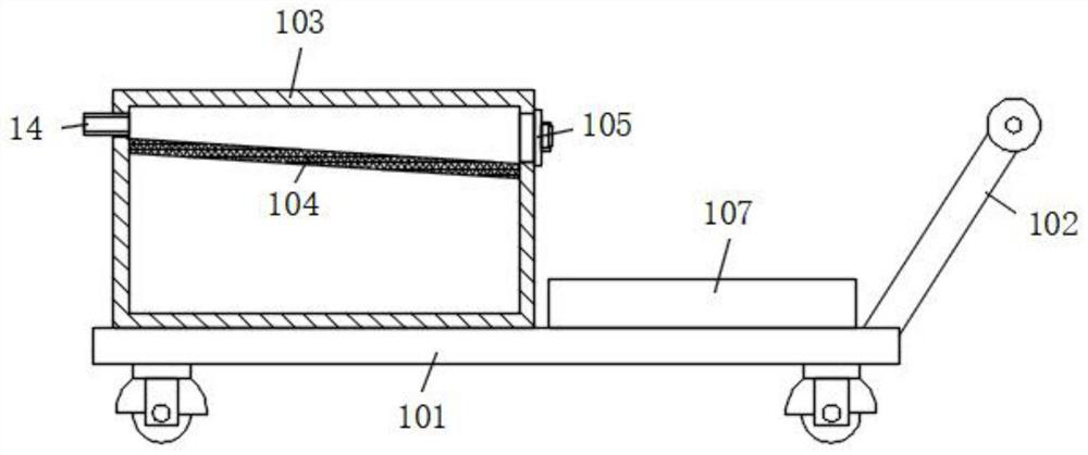 Conveying device for oil well oil extraction