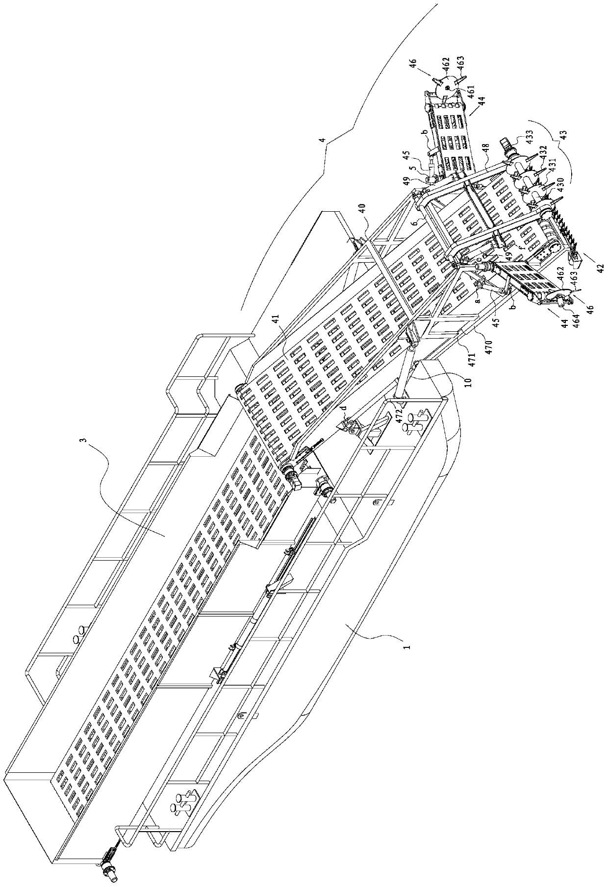 Water surface cleaning boat and front cabin collecting device thereof