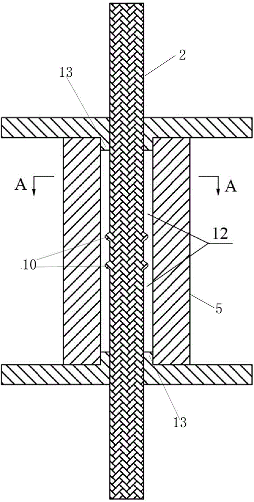 A kind of equal-volume reciprocating extrusion device and processing method of reinforced magnesium alloy plate