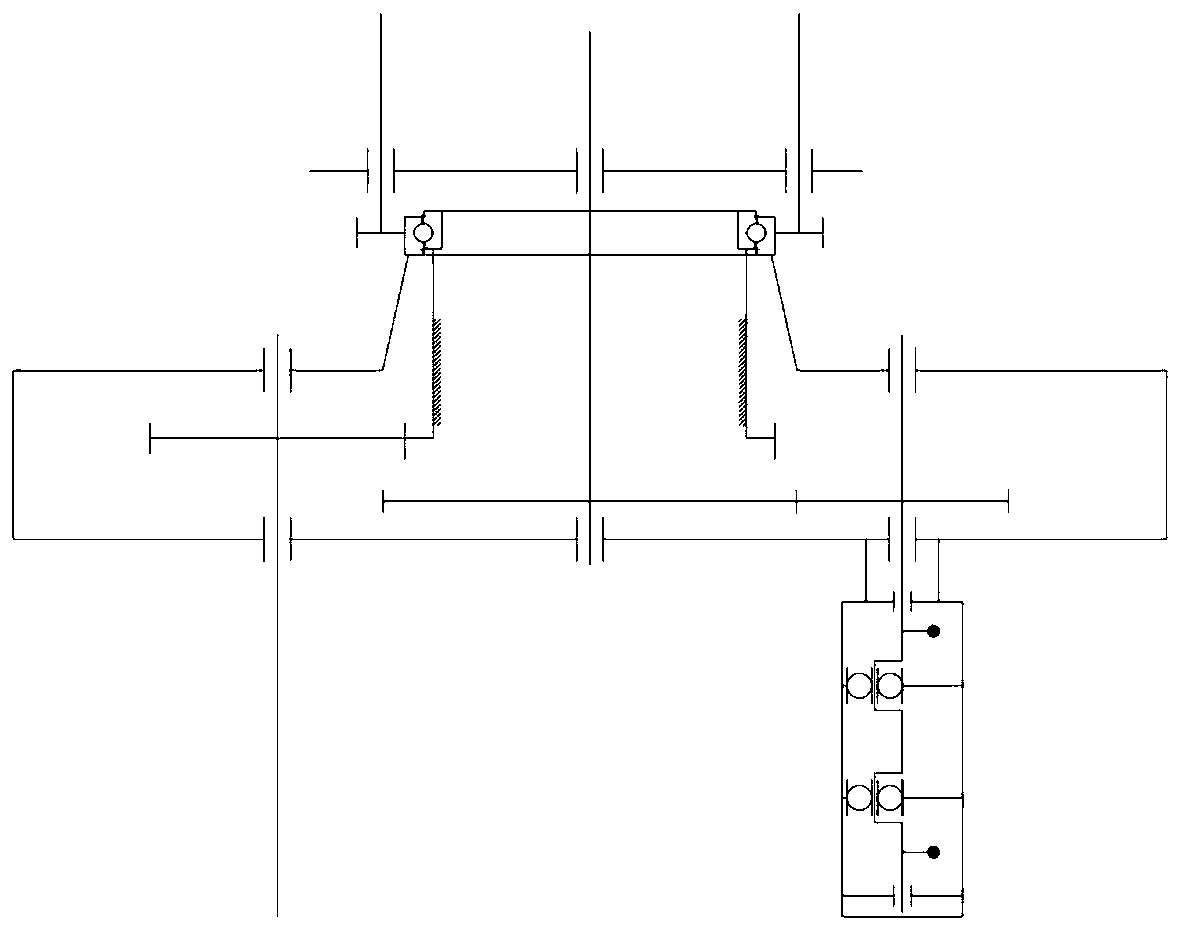 Vertical shaft planetary vibration type concrete mixer