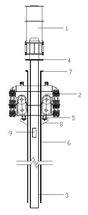 Carrier pile construction equipment and carrier pile construction method
