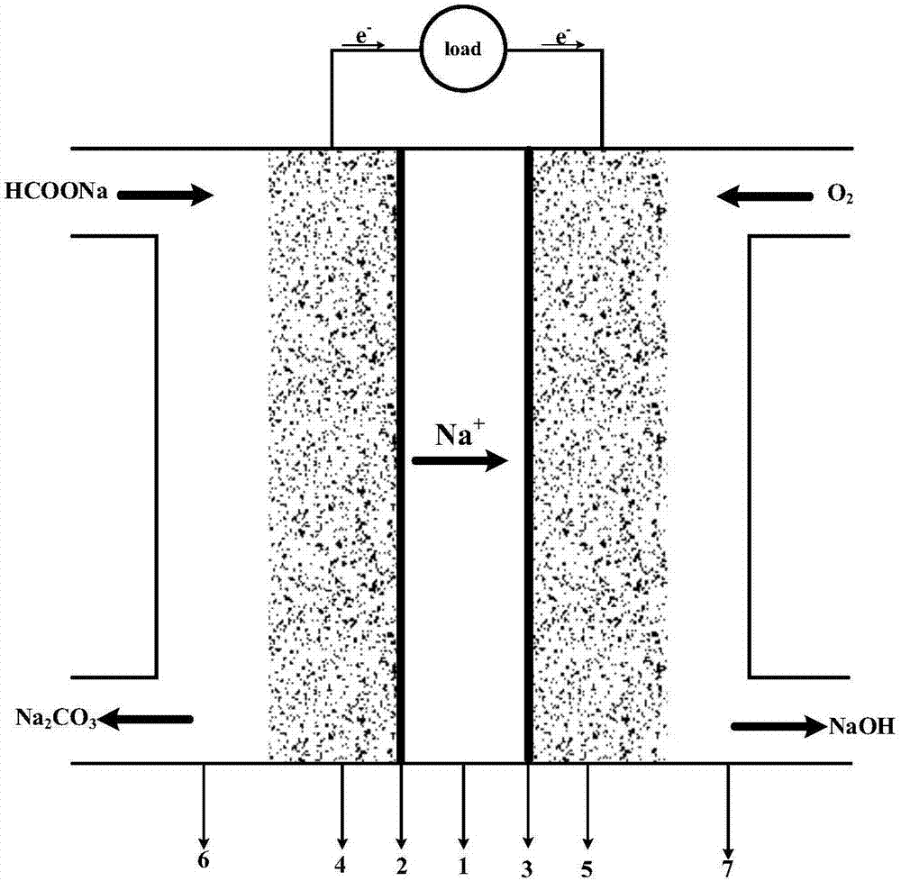 Electroalkaline salt co-produced direct-formate fuel cell