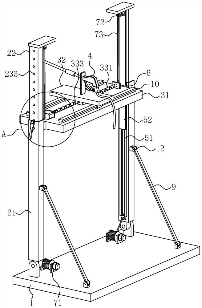 Lump material wall surface construction device and construction method thereof