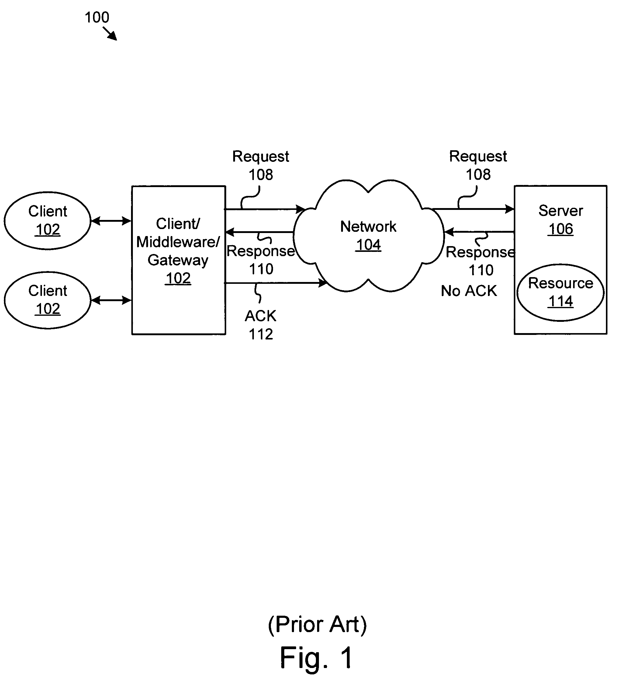 Apparatus, system, and method for automatically freeing a server resource locked awaiting a failed acknowledgement from a client