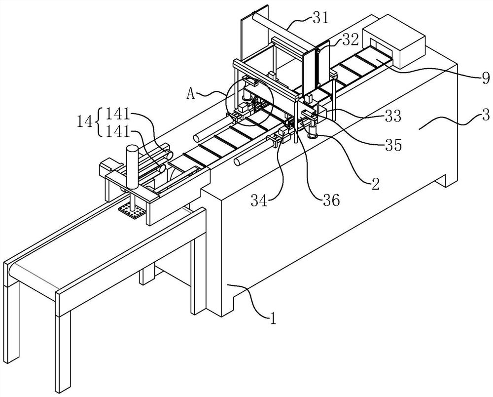 Ear strap spot welding equipment of mask production machine