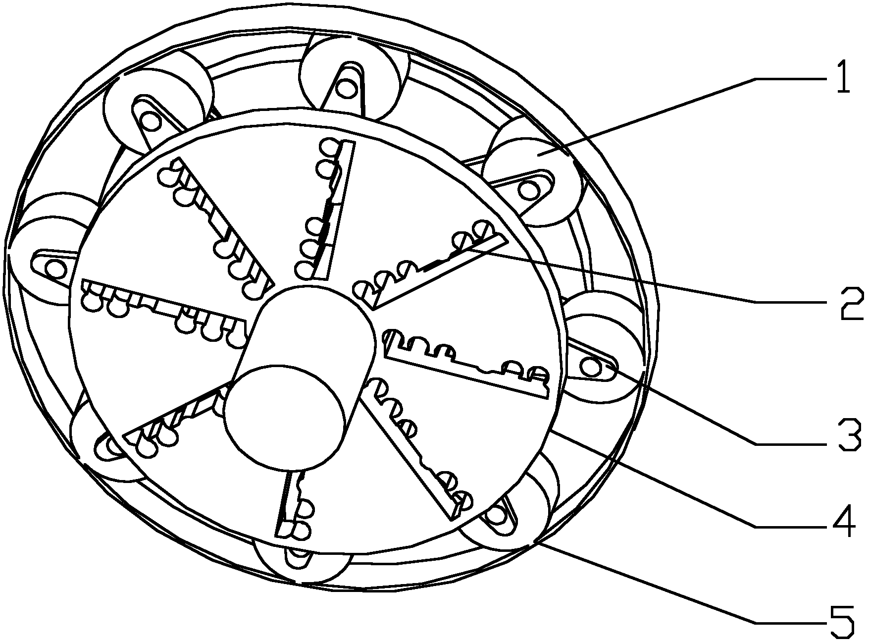a variable size wheel