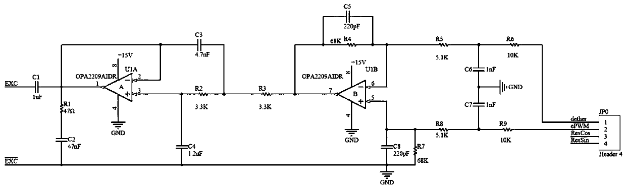 Decoding method and system for a resolver